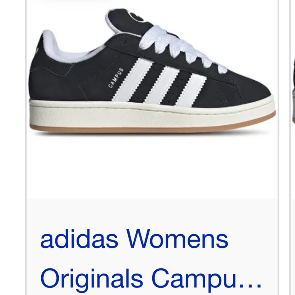Black adidas campus 00s shoes